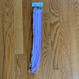 Lavender and white striped with small green dot wire thru headband by ModCloth